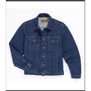 Wrangler, Men's Cowboy Cut Western Unlined Denim Jacket large see photos‎